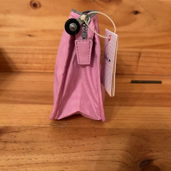 ✨ NWT Kipling Harrie Small Pouch - Sugarplum Pink Canvas Bag ✨ - Picture 7 of 8